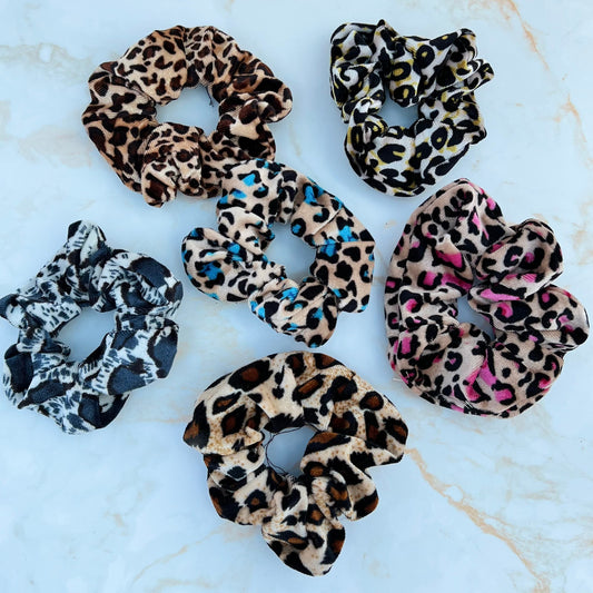 Hair Scrunchie - Leopard Prints - Three Bears Emporium