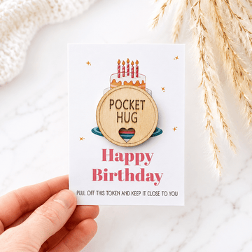 Happy Birthday Pocket Hug - Three Bears Emporium