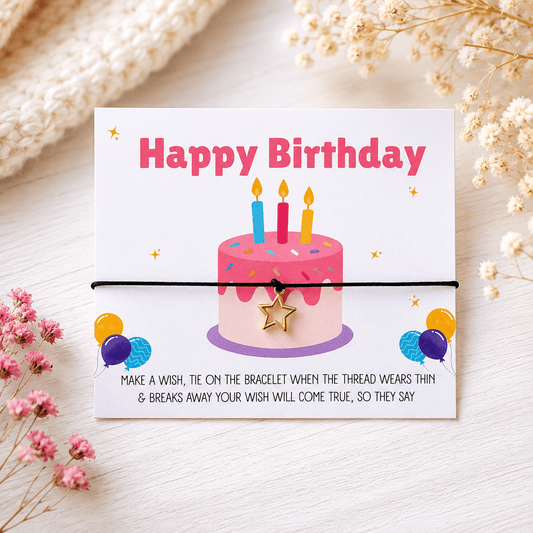 Happy Birthday Wish Bracelet - Three Bears Emporium