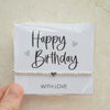 Heart Birthday Bracelet - Three Bears Emporium