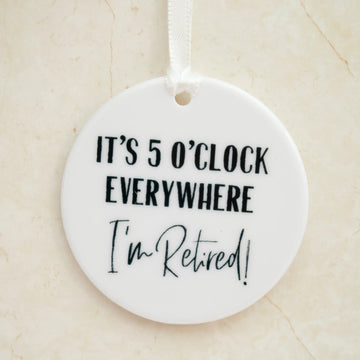 I'm Retired Ceramic Keepsake - Three Bears Emporium
