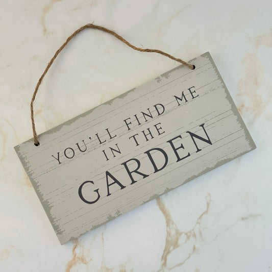 In the Garden Sign - Three Bears Emporium