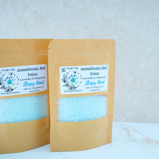 Lavender and Marjoram Bath Salts - Three Bears Emporium