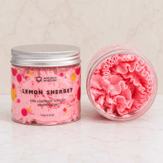 Lemon Sherbet Whipped Soap - Three Bears Emporium