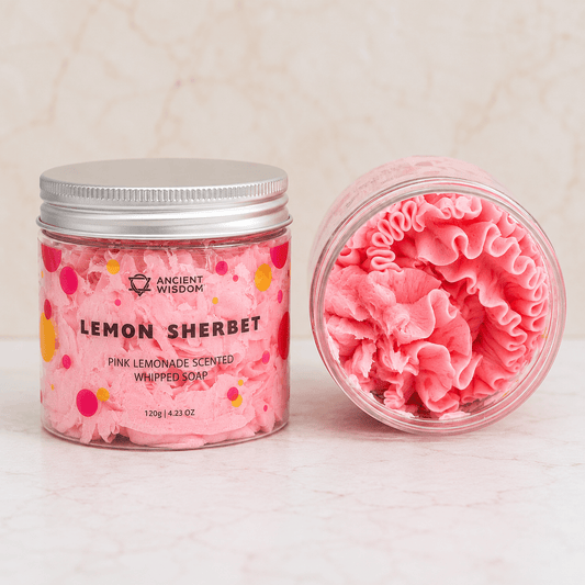 Lemon Sherbet Whipped Soap - Three Bears Emporium