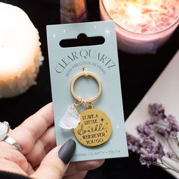 Leave A Little Sparkle Keyring