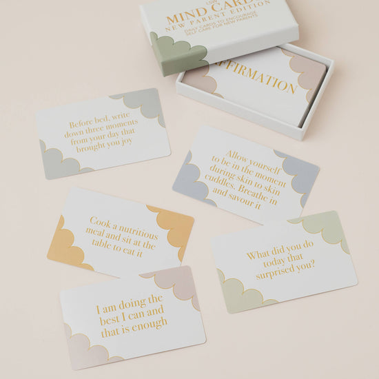 Mind Cards: New Parent Edition - Self care for Mum & Dad - Three Bears Emporium