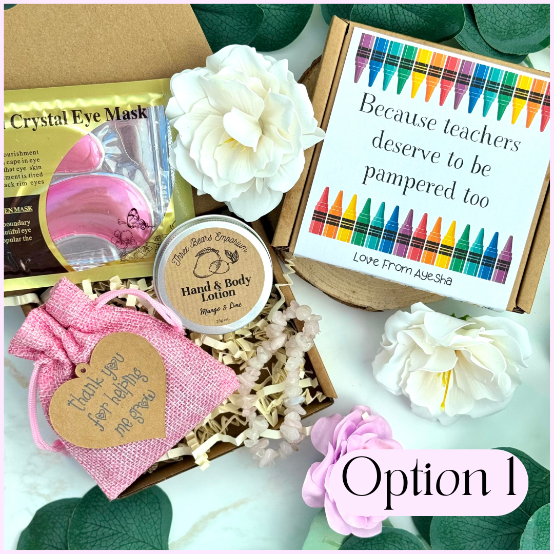 Mini Letterbox Gift Box for Teachers - End of Year Present - Three Bears Emporium