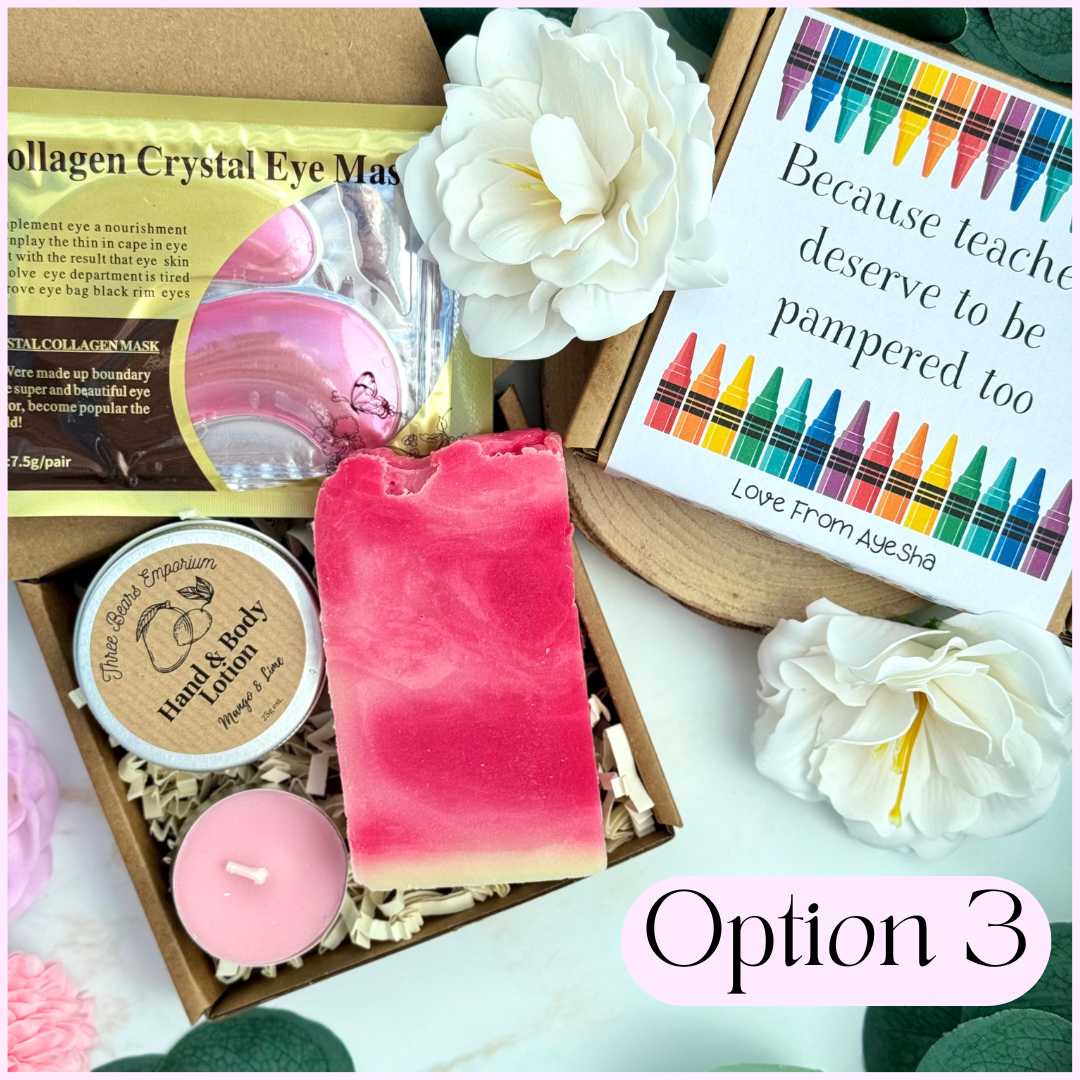 Mini Letterbox Gift Box for Teachers - End of Year Present - Three Bears Emporium