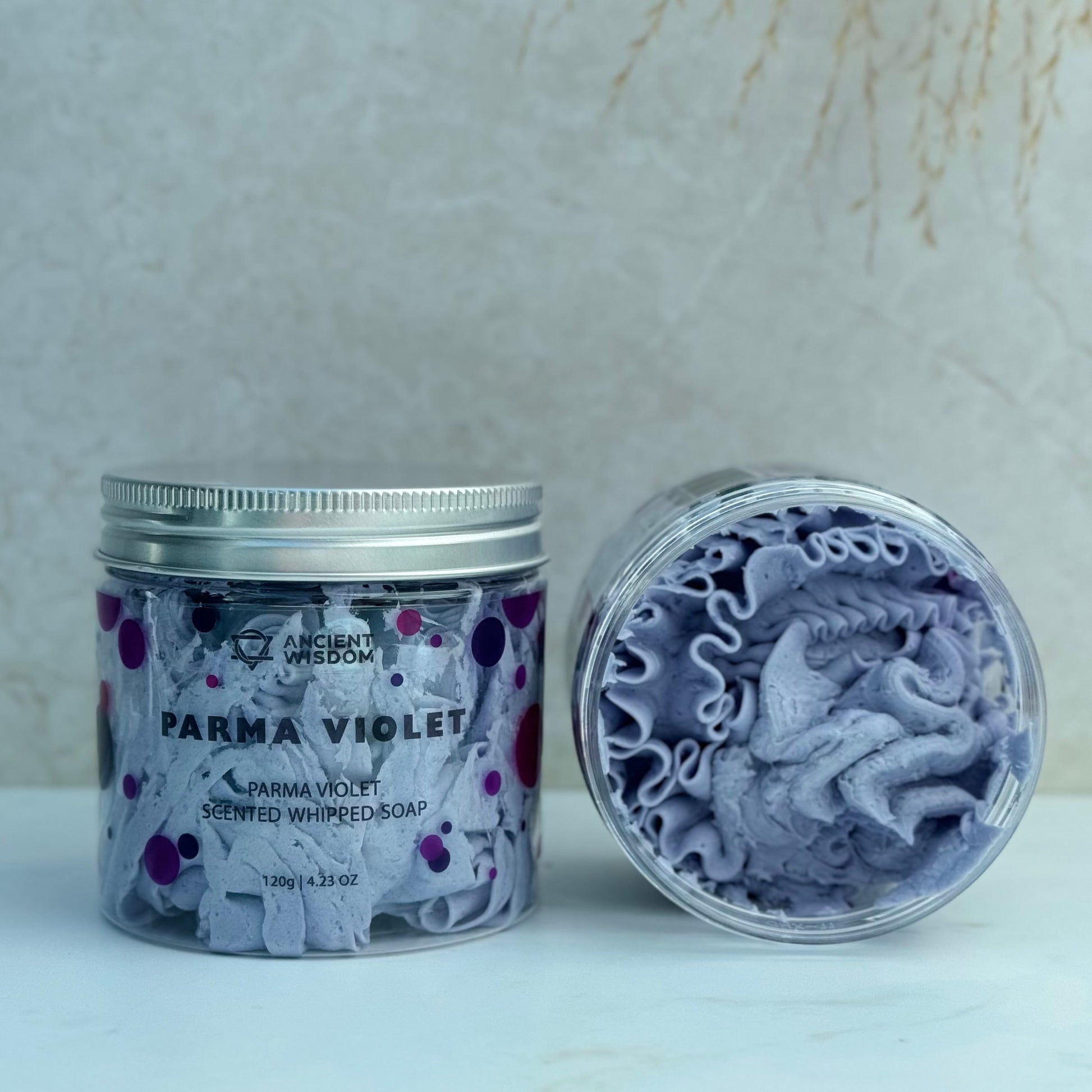 Parma Violet Whipped Soap - Three Bears Emporium
