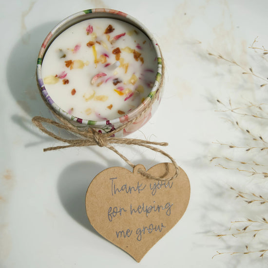 Personalised Thank You Candle - Three Bears Emporium