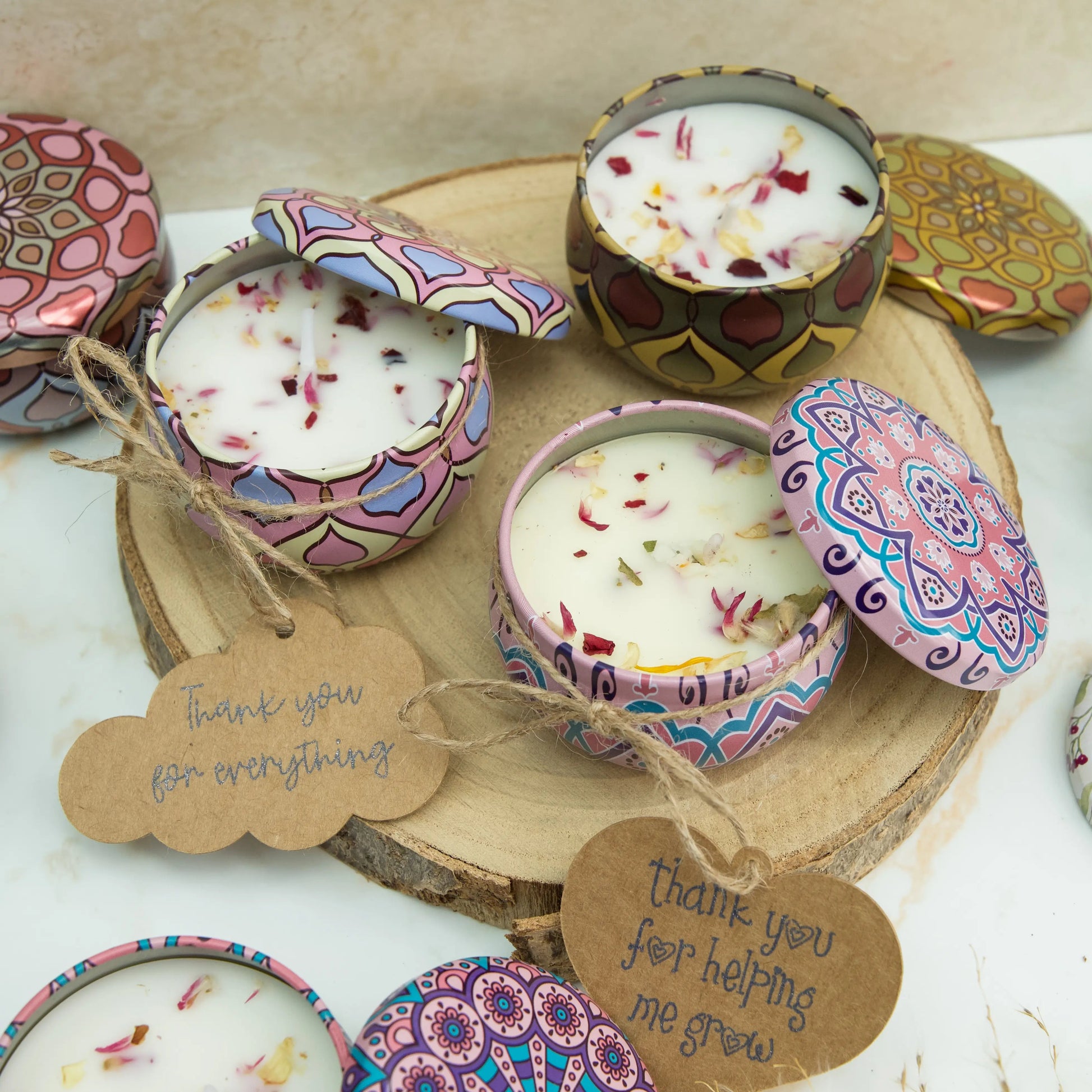 Personalised Thank You Candle - Three Bears Emporium