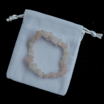 Rose Quartz Chipstone Bracelet - Three Bears Emporium