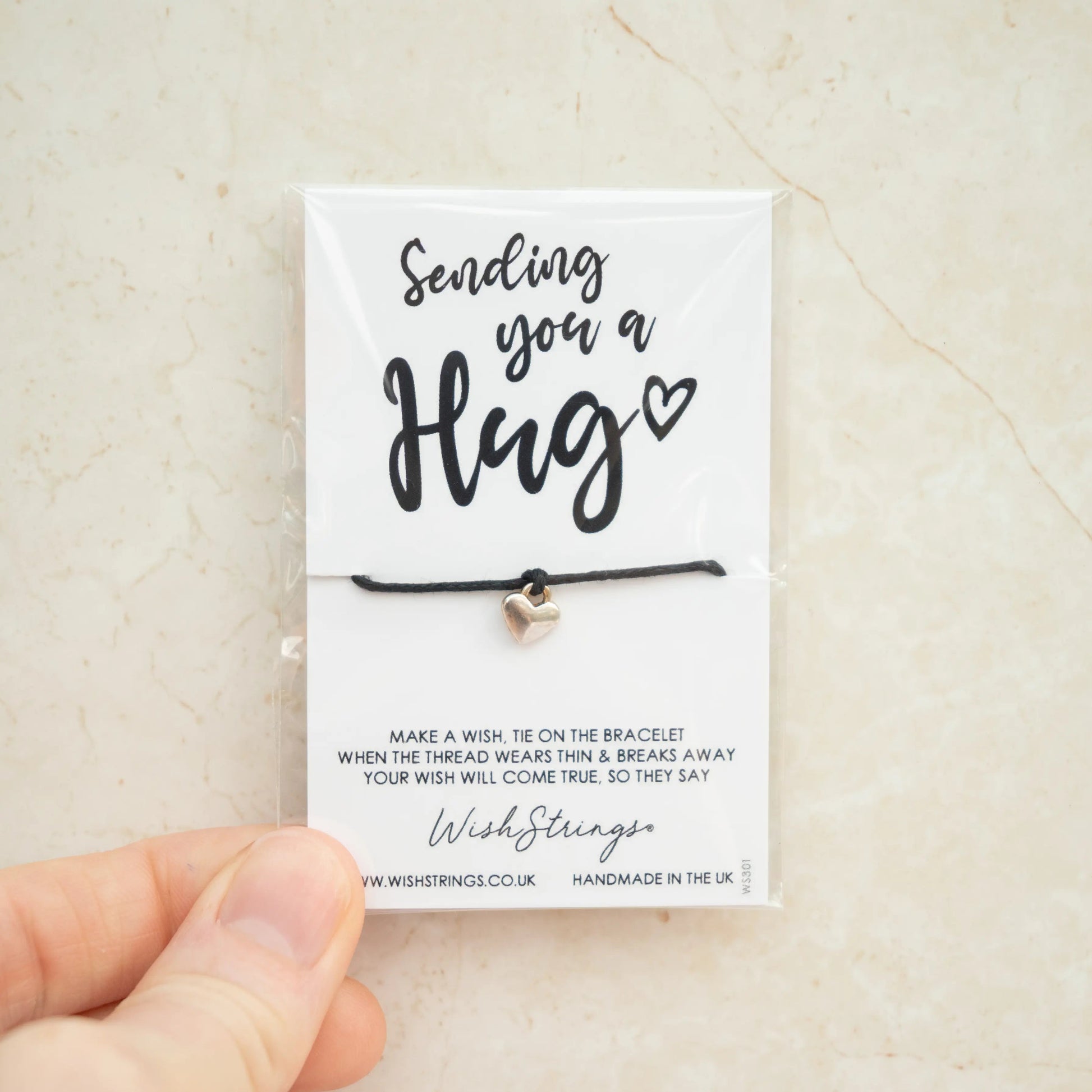 Sending you a hug wish bracelet - Three Bears Emporium