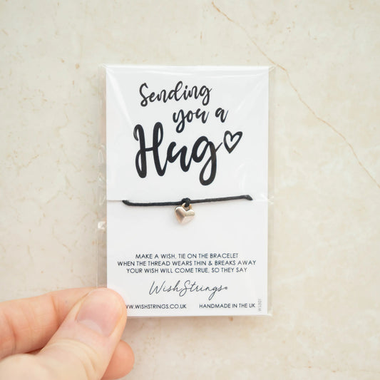 Sending you a hug wish bracelet - Three Bears Emporium