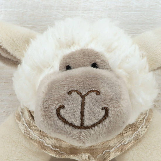 Sheep Plush Soft Toy Baby Rattle - Three Bears Emporium