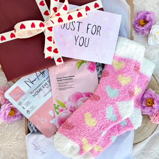 Socks & Pampering Mini Letterbox Gifts - Three Bears Emporium