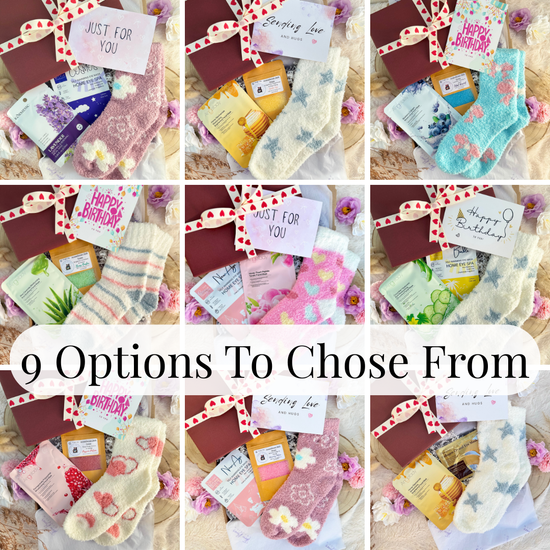 Socks & Pampering Mini Letterbox Gifts - Three Bears Emporium