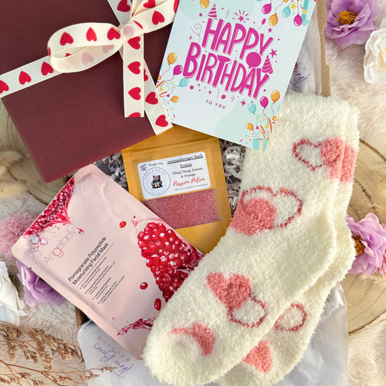 Socks & Pampering Mini Letterbox Gifts - Three Bears Emporium