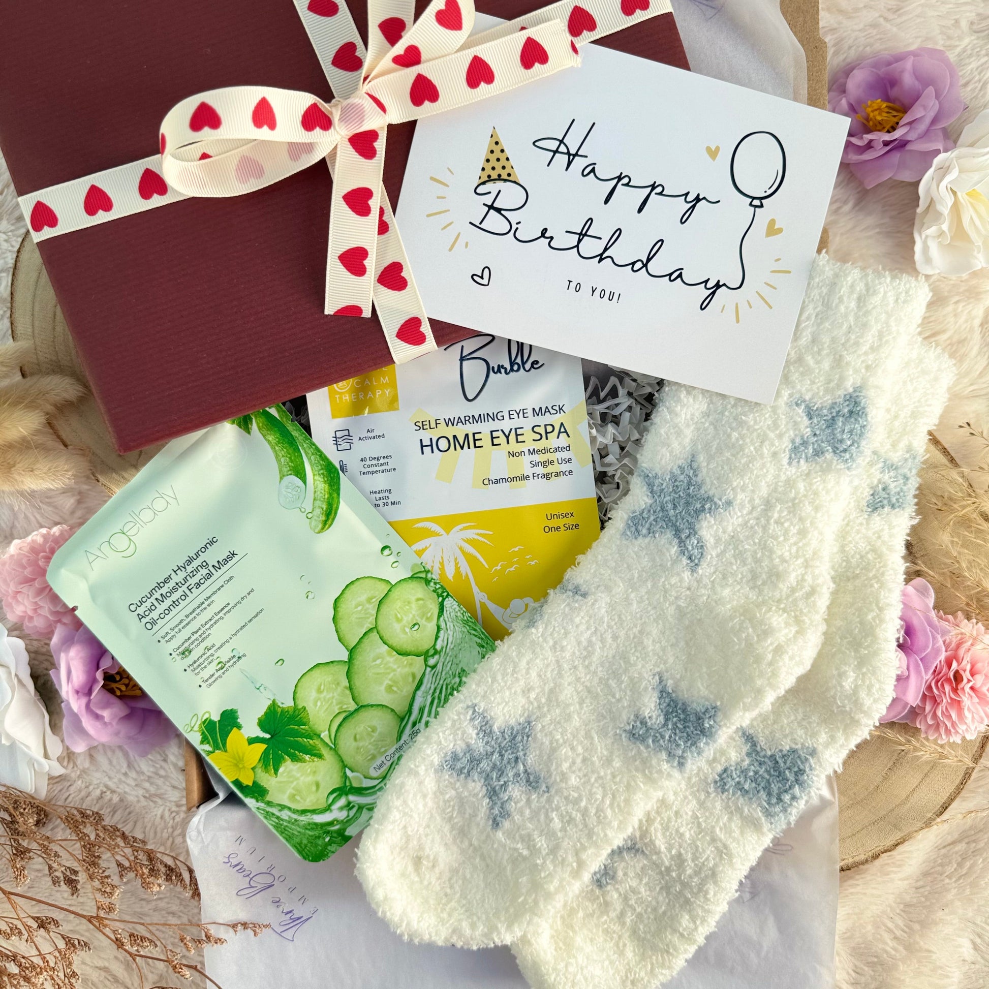 Socks & Pampering Mini Letterbox Gifts - Three Bears Emporium