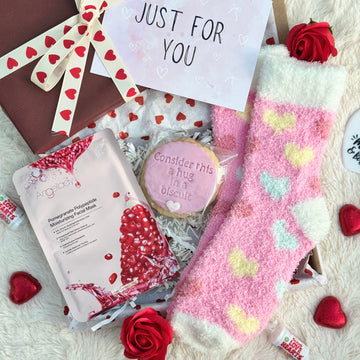 Socks & Treats Just For You | Mini Letterbox Gift - Three Bears Emporium