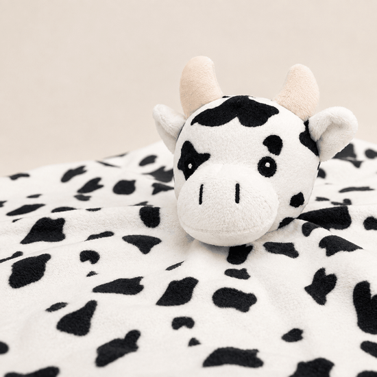 Spotty Cow Baby Plush Comforter - Three Bears Emporium