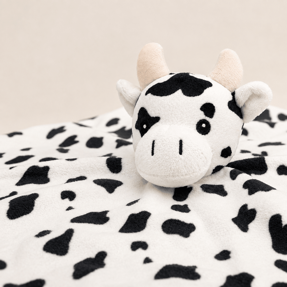 Spotty Cow Baby Plush Comforter - Three Bears Emporium