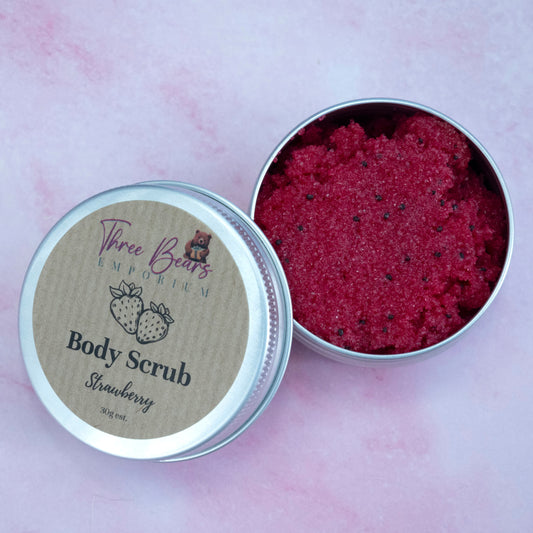 Strawberry Body Scrub - Three Bears Emporium