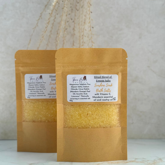 Sunshine Soak Epsom Bath Salts - Three Bears Emporium
