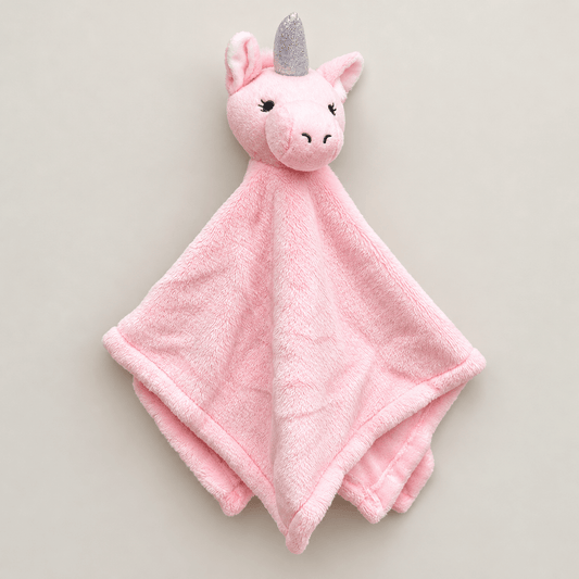 Unicorn Baby Plush Comforter - Three Bears Emporium
