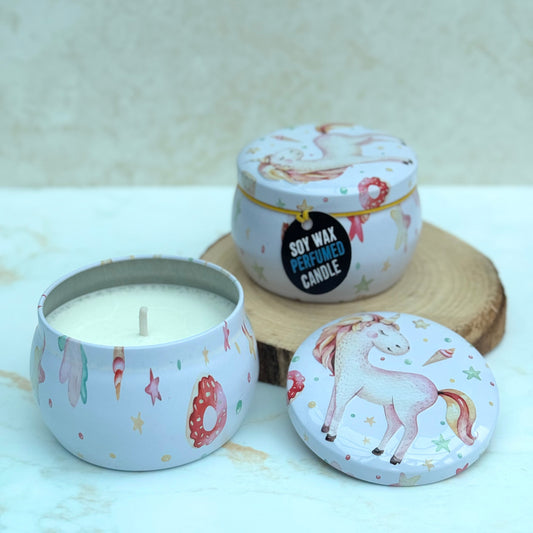Unicorn Moonstone Candle - Three Bears Emporium