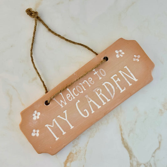 Welcome to the Garden Sign - Three Bears Emporium