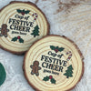 Wooden Christmas Coaster - Three Bears Emporium