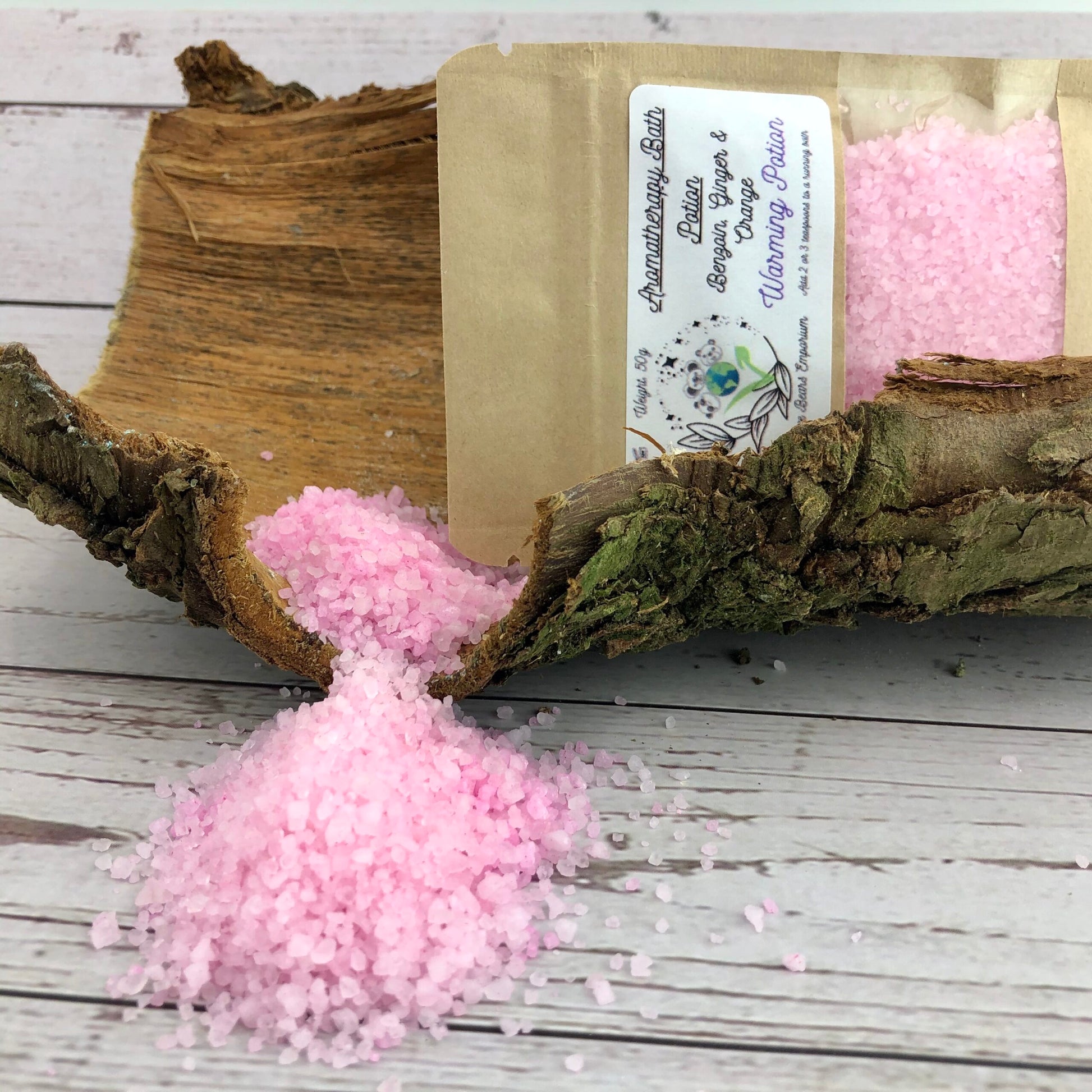 warming potion bath salt