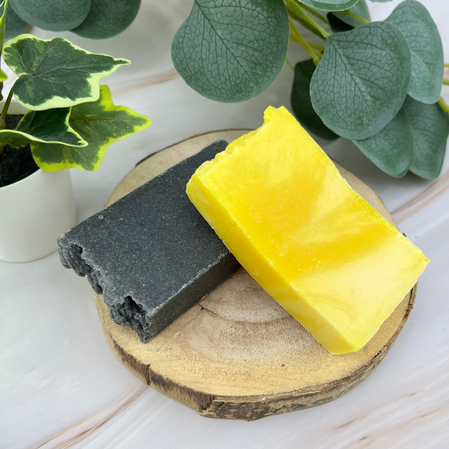 lemon and exfoliate soap