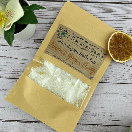 Himalayan Bath Salt - Lemon & Ginger Orange - Three Bears Emporium