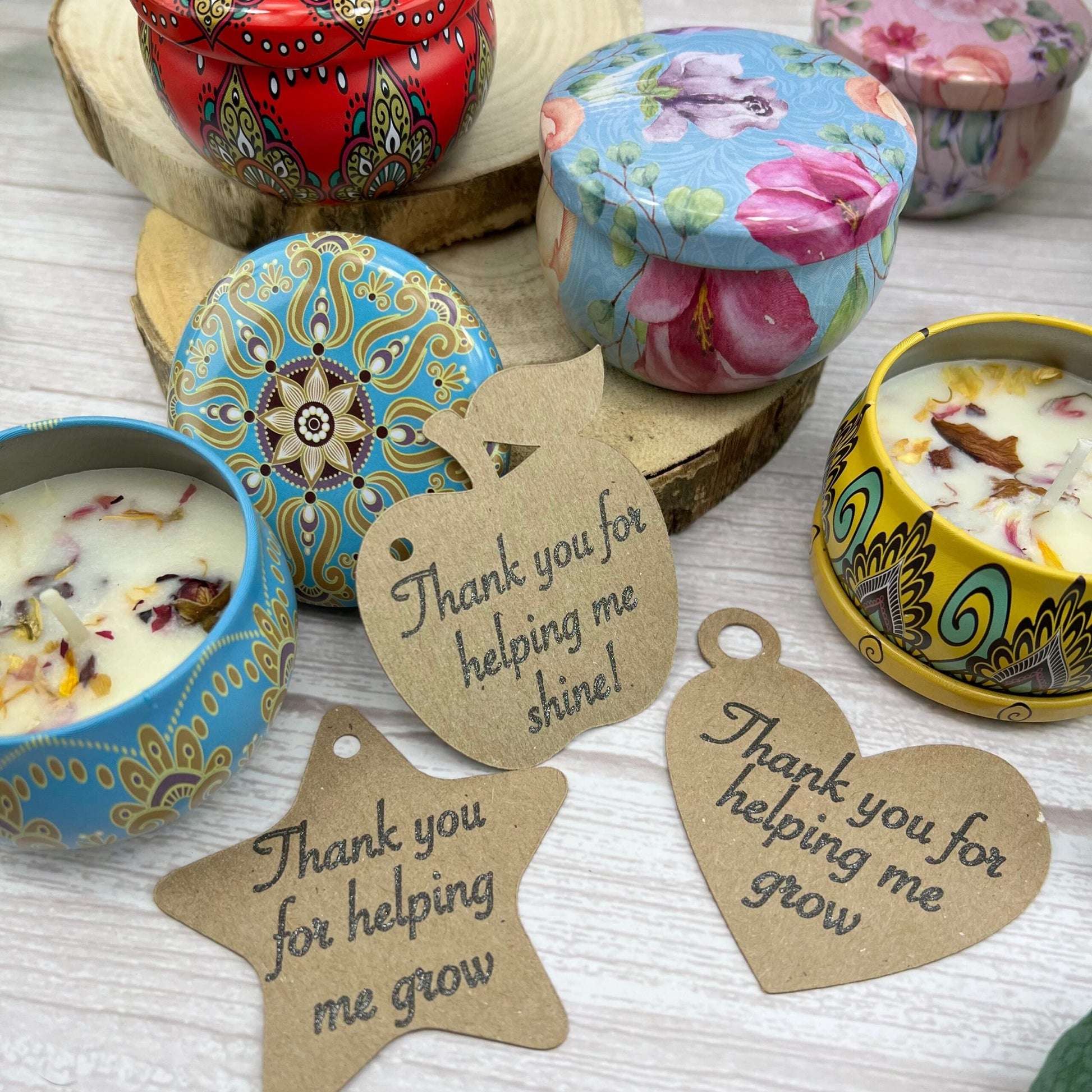 Personalised Thank You Candle - Three Bears Emporium